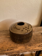 Load image into Gallery viewer, Earthy Brown &amp; Green Pottery Vessel