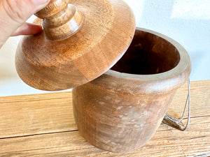 Wooden Canister