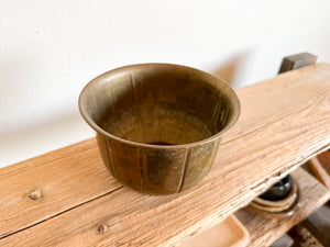 Antiqued Brass Pot