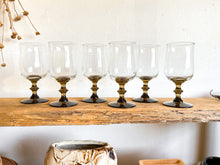 Load image into Gallery viewer, Tulip Brown Libby Glassware, set of 6