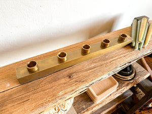 Restoration Hardware Brass Candelabra