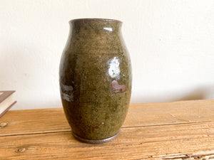 Olive Pottery Vase