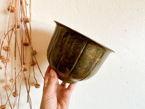 Antiqued Brass Pot
