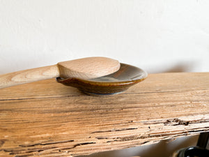 Green & Brown Spoon Rest