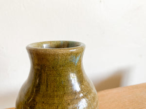 Green Pottery Vase