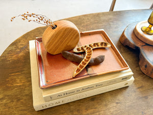 Brown Pottery Tray