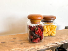 Load image into Gallery viewer, Teakwood Dry Storage Canister