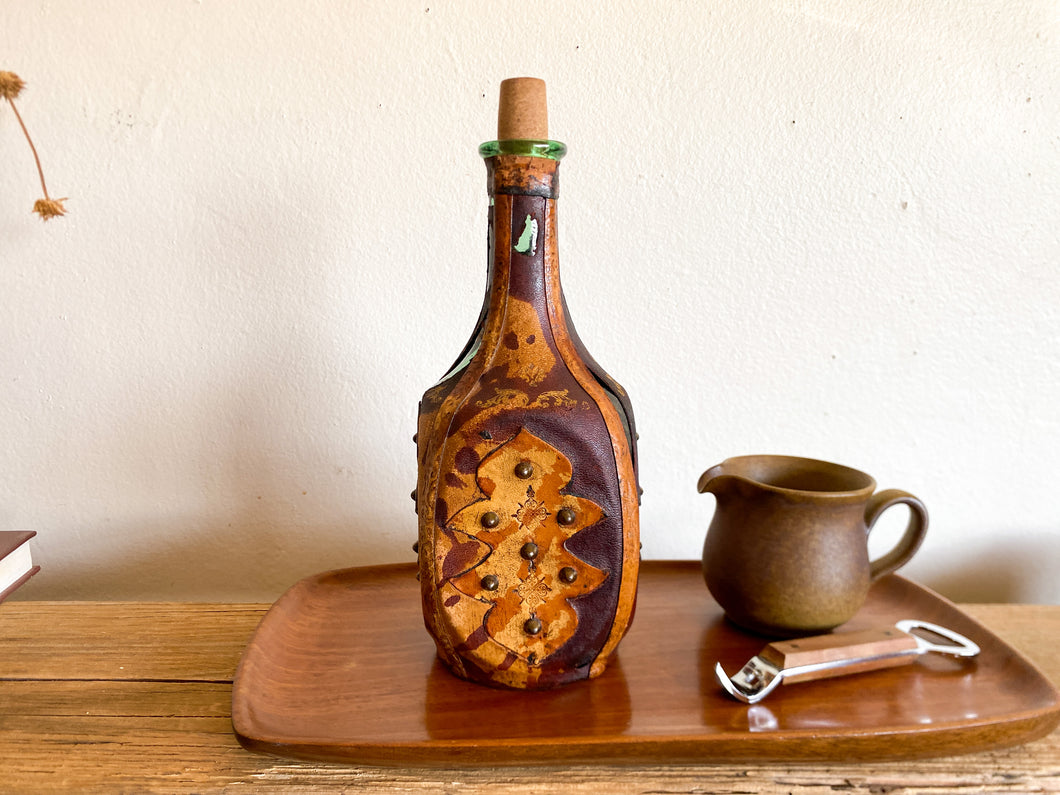 Leather Wrapped Decanter