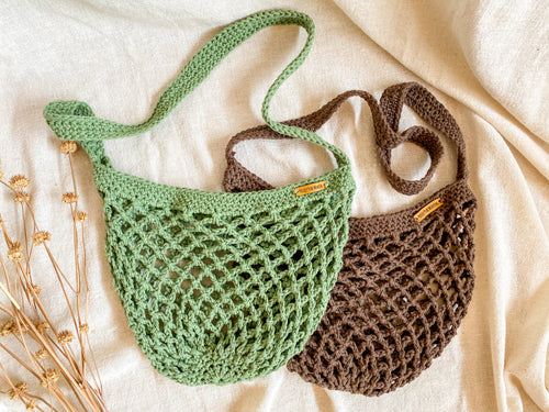 *Discontinued* Crochet Market Bags, by Prickly Pear Weaver