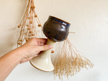 Load image into Gallery viewer, Textured Blue and Beige Goblet