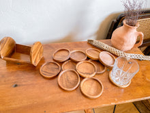 Load image into Gallery viewer, Wooden Coaster Set, set of 11