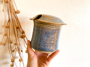 Studio Pottery Honey/Sugar Cellar