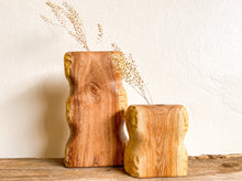 Load image into Gallery viewer, Textured Mesquite Vases, pair