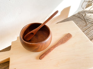 Hand Crafted Spoon and Cheese Knife, pair