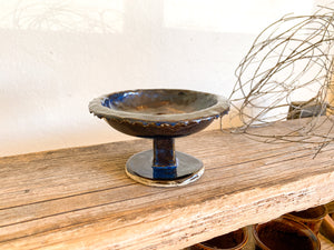 Pedestal Pottery Dish