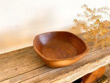 Load image into Gallery viewer, Teak Wood Squared Bowl