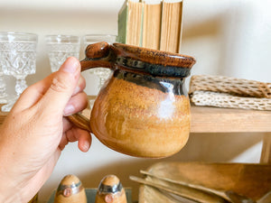 Brown Studio Pottery Mug