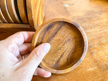 Load image into Gallery viewer, Wooden Coaster Set, set of 11