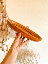 Load image into Gallery viewer, Oval Wooden Bowl
