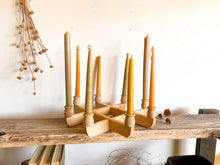 Load image into Gallery viewer, Wooden Candelabra