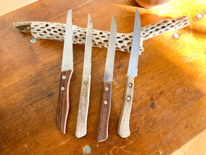 Rustic Wooden Knives, set of 4