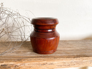Dark Wooden Vase