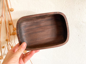 Rectangular Wooden Bowl