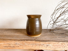 Load image into Gallery viewer, Brown Studio Pottery Vessel