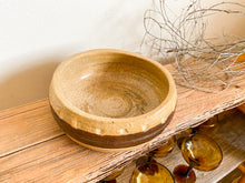 Load image into Gallery viewer, Earthy Brown Striped Pottery Bowl