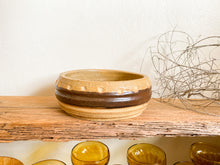 Load image into Gallery viewer, Earthy Brown Striped Pottery Bowl