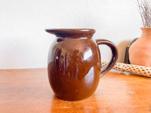 Load image into Gallery viewer, Brown Pottery Pitcher