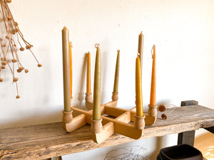 Wooden Candelabra