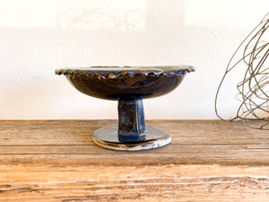 Pedestal Pottery Dish