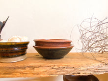 Load image into Gallery viewer, Brown &amp; Black Studio Pottery Bowl