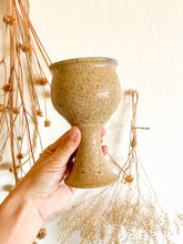 Load image into Gallery viewer, Beige Speckled Pottery Goblet
